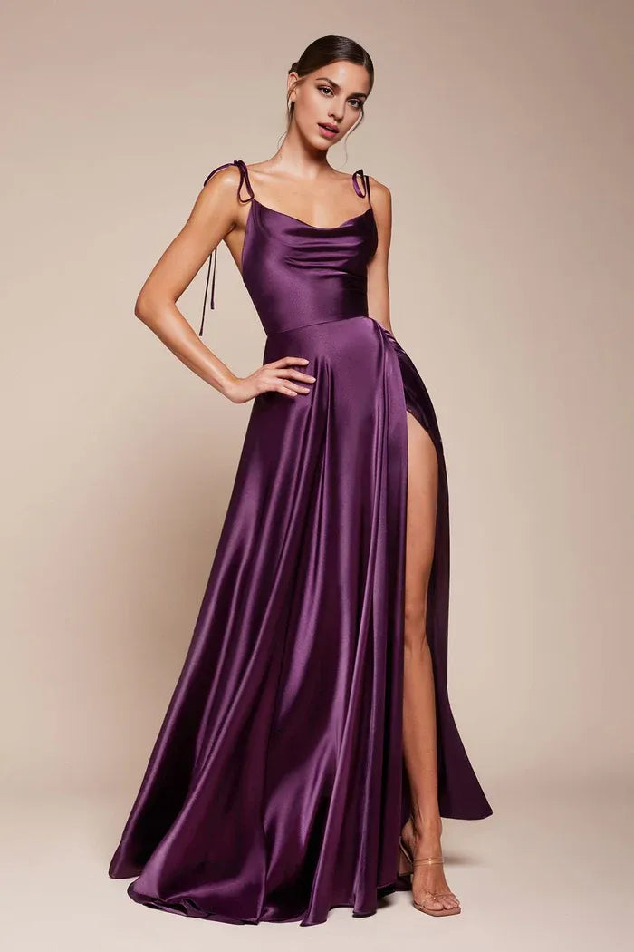 Glamorous A-Line Sweetheart Spaghetti Strap Open Back Floor Length Hot Sale Prom Dress