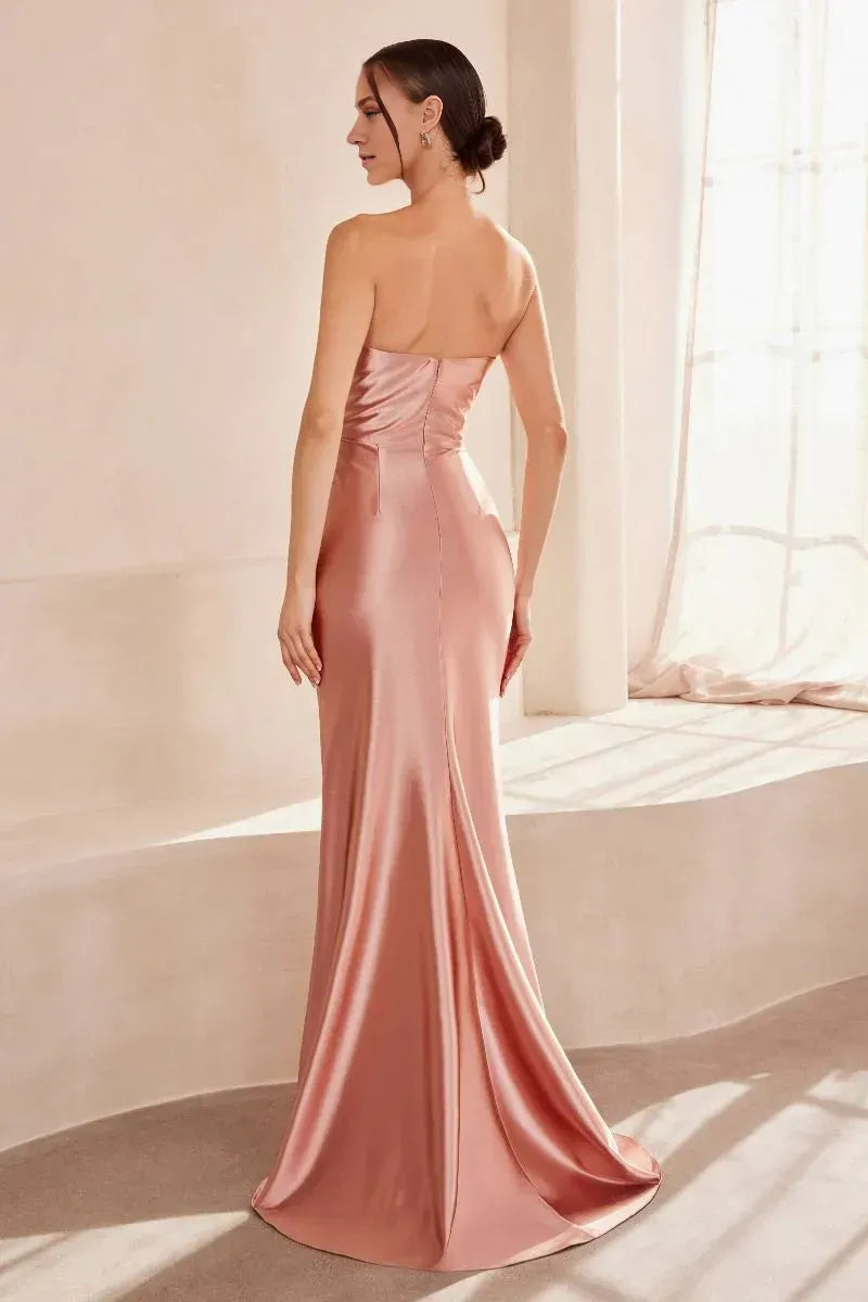 Glamorous Mermaid Sweetheart Sleeveless Zipper Back Floor Length Prom Dress