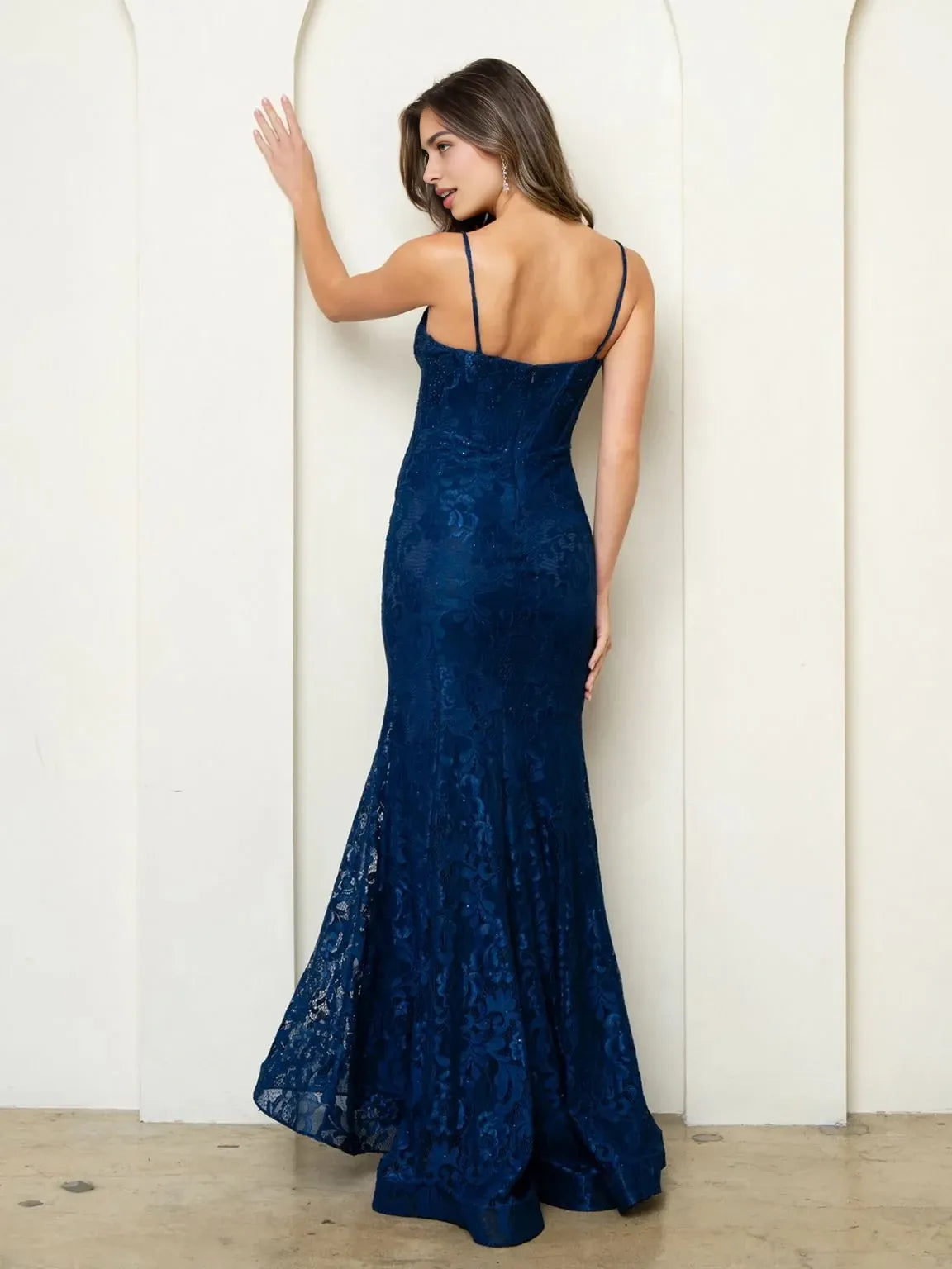 Glamorous Mermaid Sweetheart Spaghetti Strap Zipper Back Floor Length Prom Dress