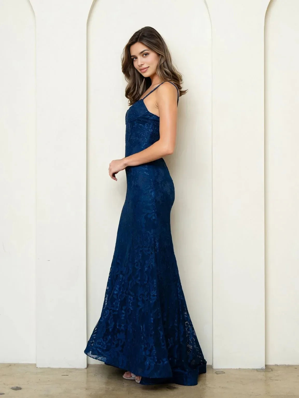 Glamorous Mermaid Sweetheart Spaghetti Strap Zipper Back Floor Length Prom Dress