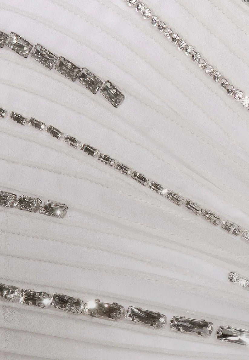 High Neck Long Sleeves Sleek Sheath Formal Dress simple gentle atmospheric and unique desi Bring summer colors to enhance whiteness