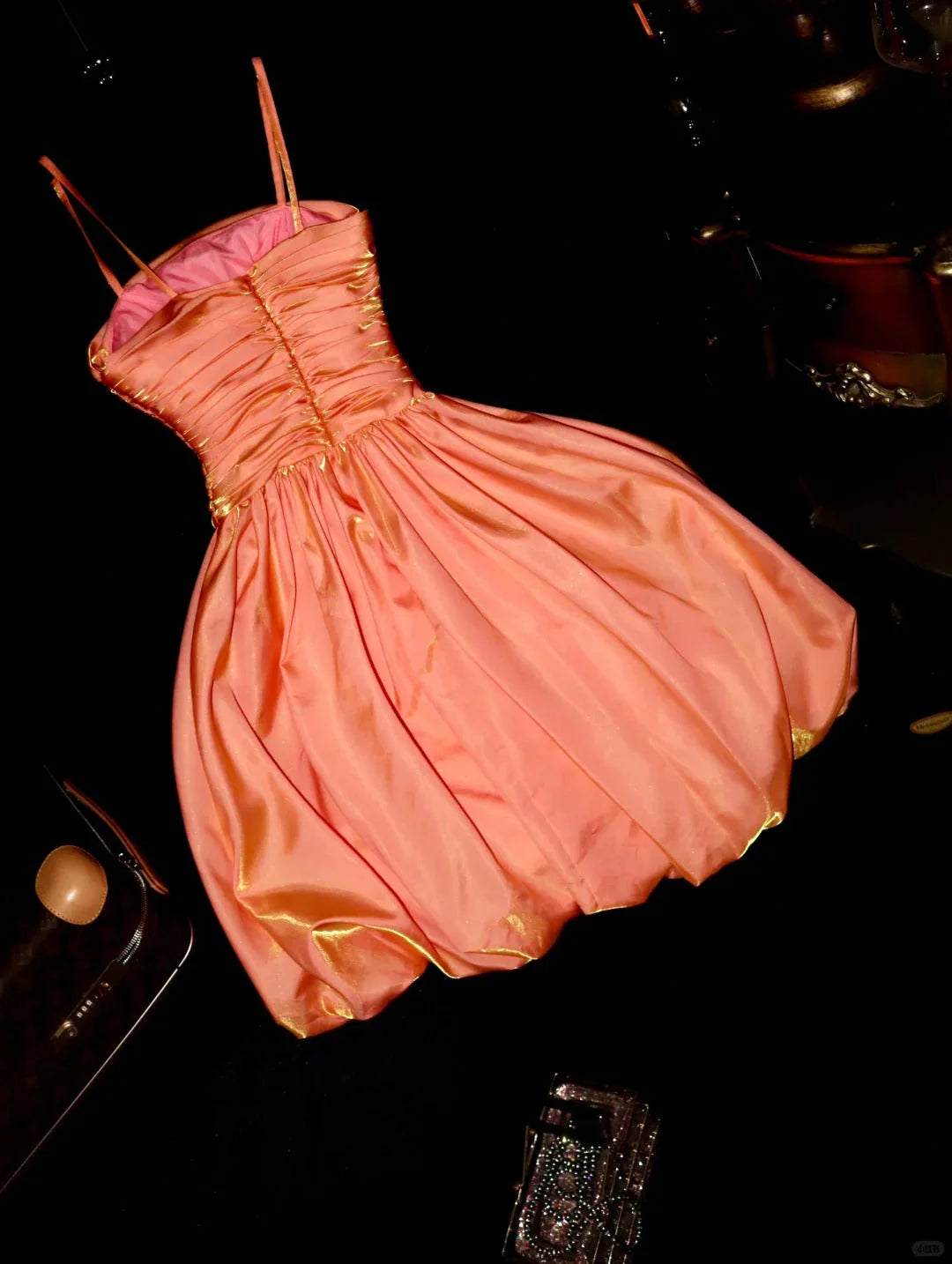 Homecoming Dress Fashion Short Satin Prom Dress  simple gentle atmospheric and unique desi Bring summer colors to enhance whiteness