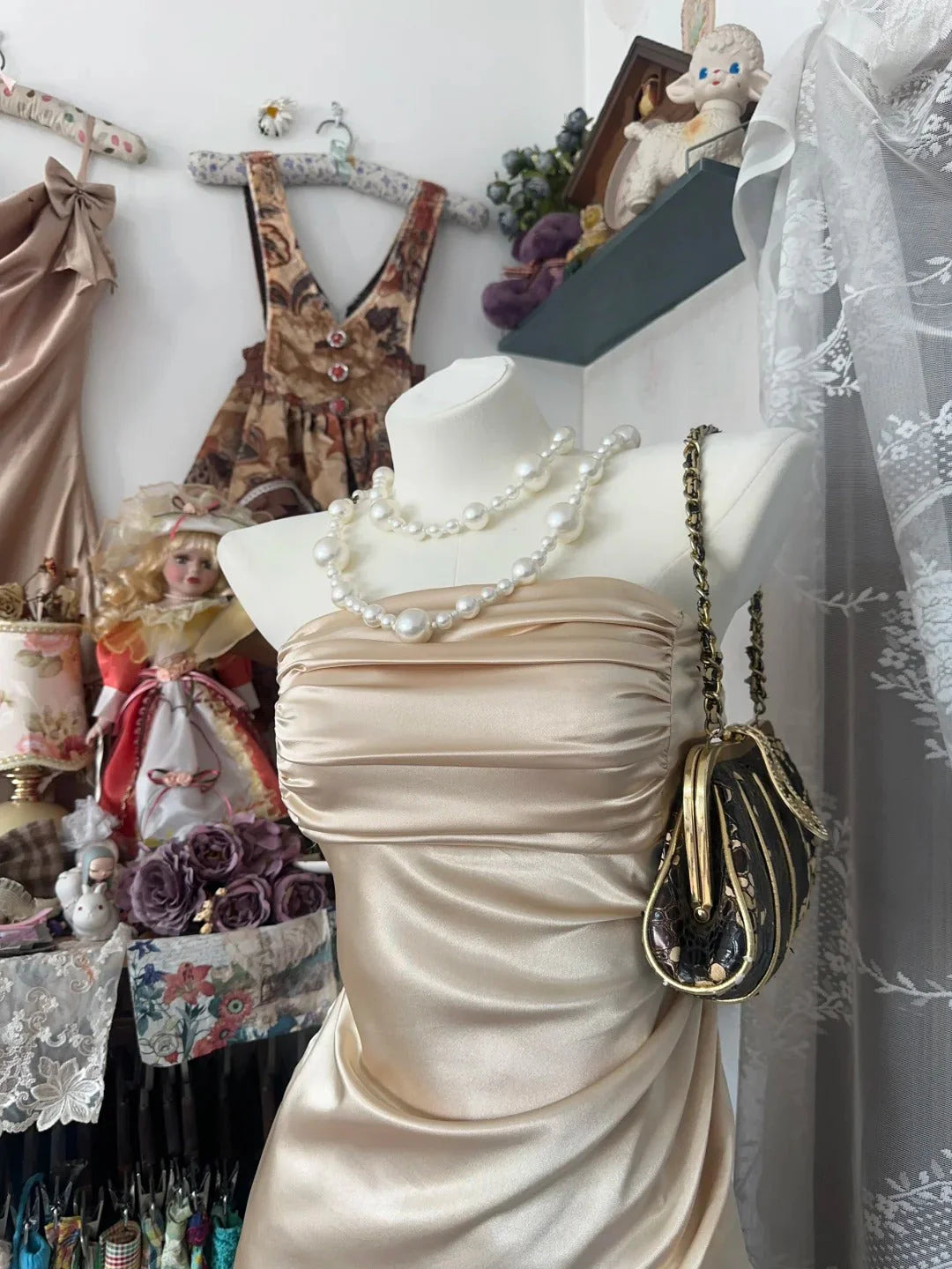 Irregular length Vintage Short Party Dress Cocktail Dresses Homecoming Dress  simple gentle atmospheric and unique desi Bring summer colors to enhance whiteness