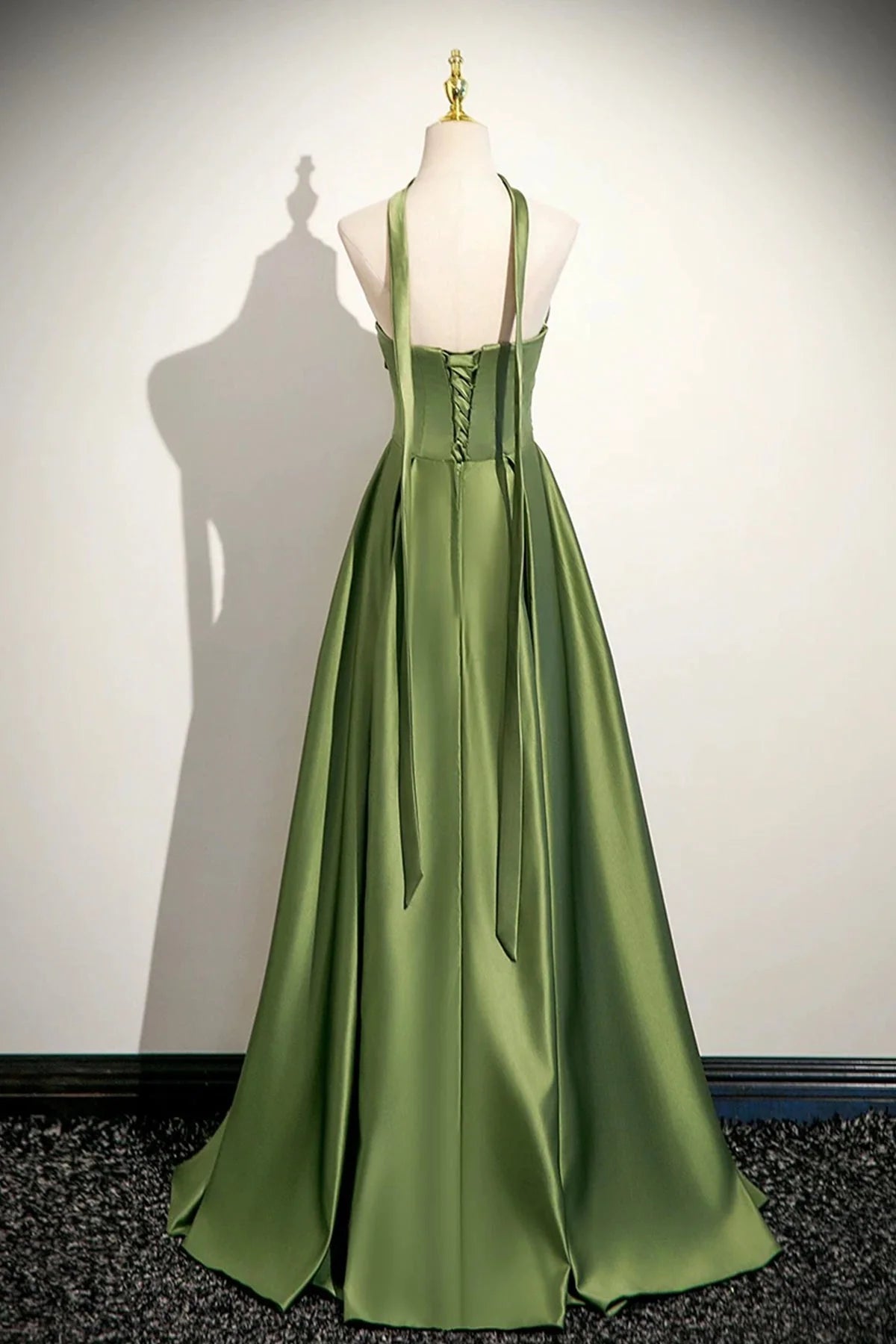 Long A-Line Prom Dress Lovely Strapless Evening Dress simple gentle atmospheric and unique desi Brin