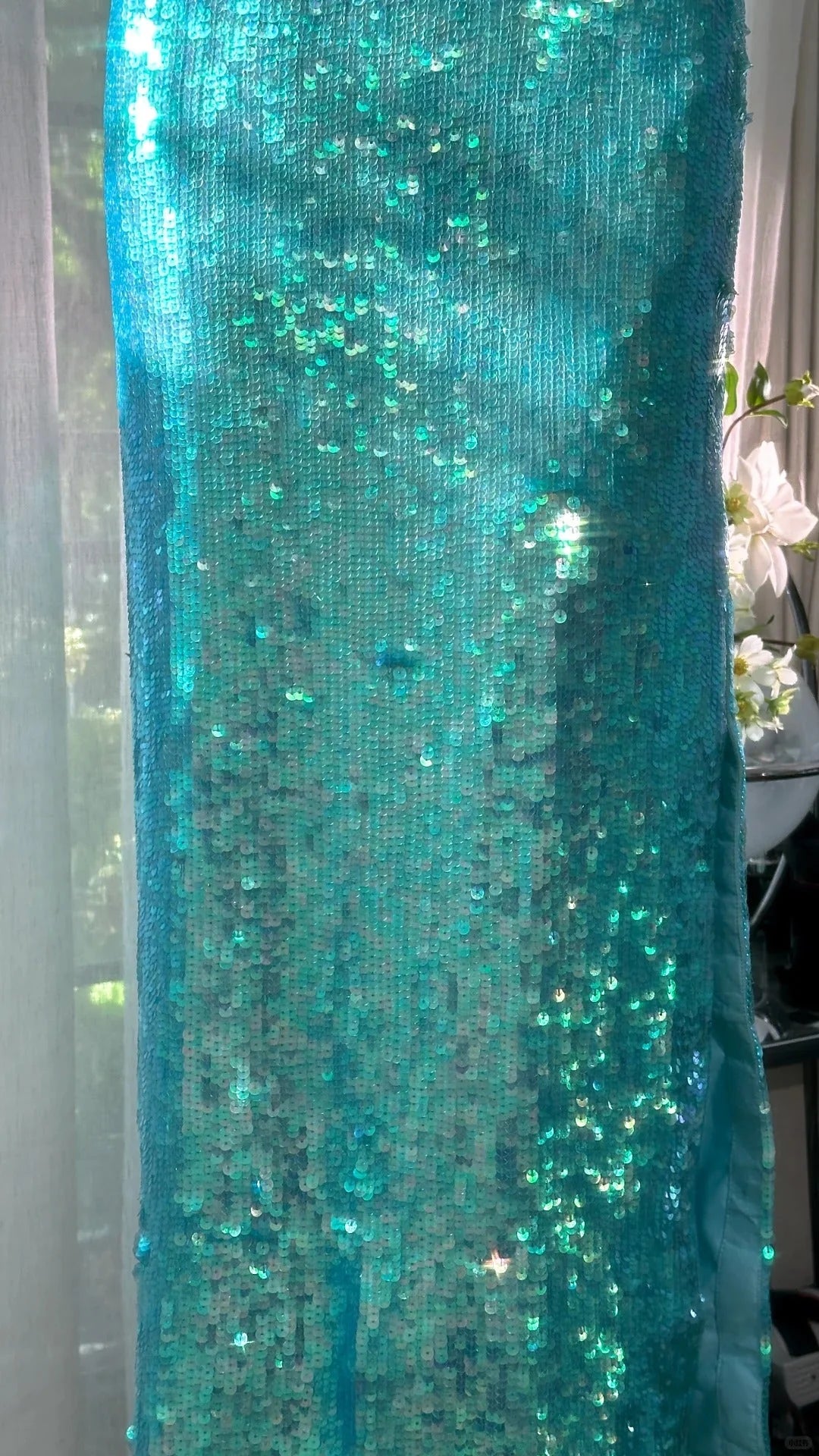 Long Sequin Prom Dress Evening Dress Party Dress simple gentle atmospheric and unique desi Bring summer colors to enhance whiteness