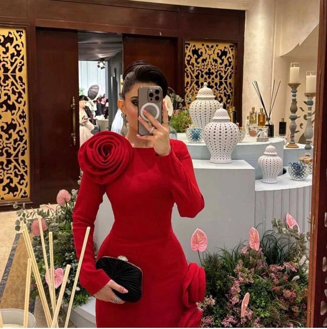 Luxury Red Mermaid Prom Dress Split Special Occasion Dresses Long simple gentle atmospheric and unique desi Bring summer colors to enhance whiteness