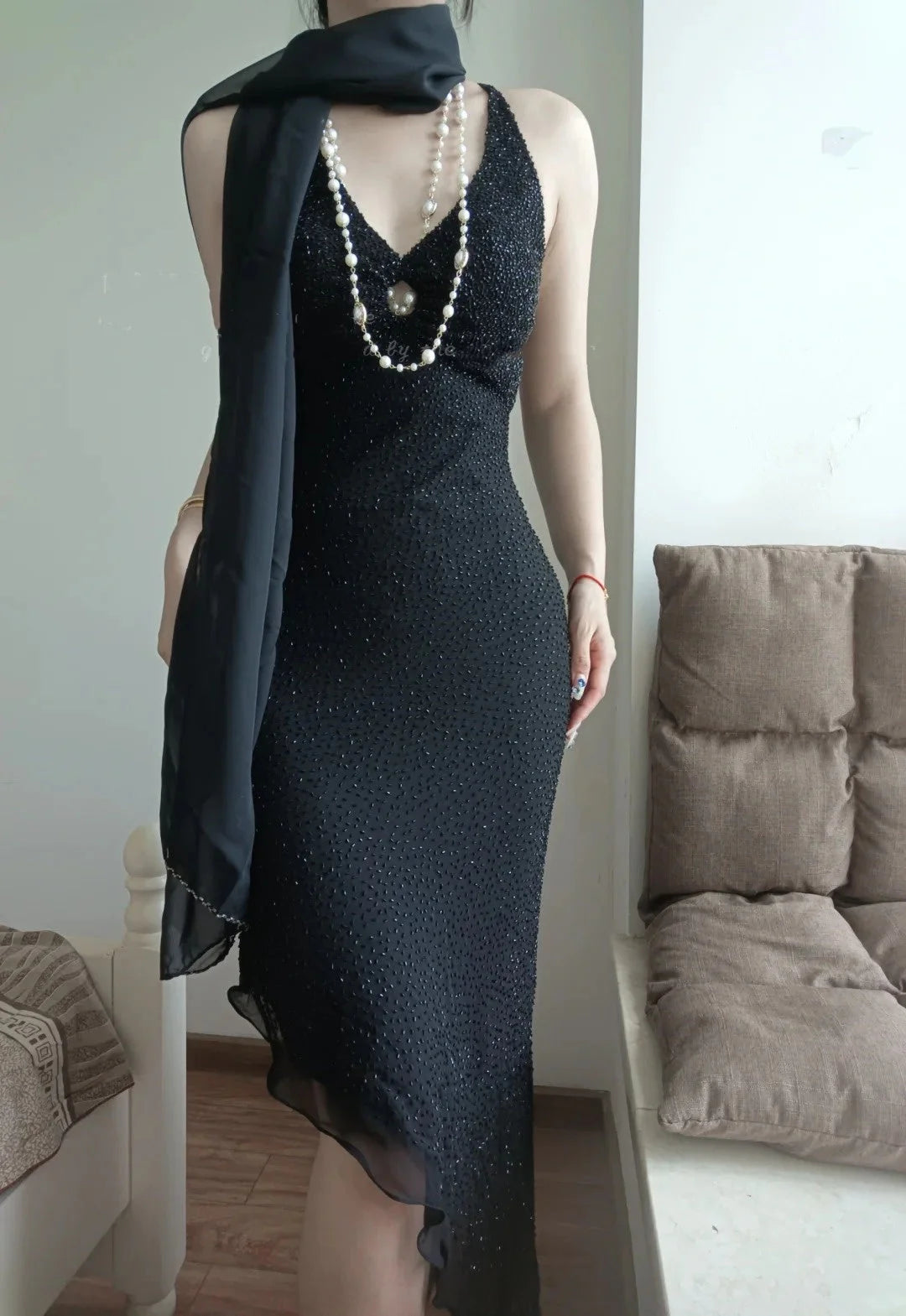 Medium-Length Homecoming Dress Prom Dress  simple gentle atmospheric and unique desi Bring summer colors to enhance whiteness