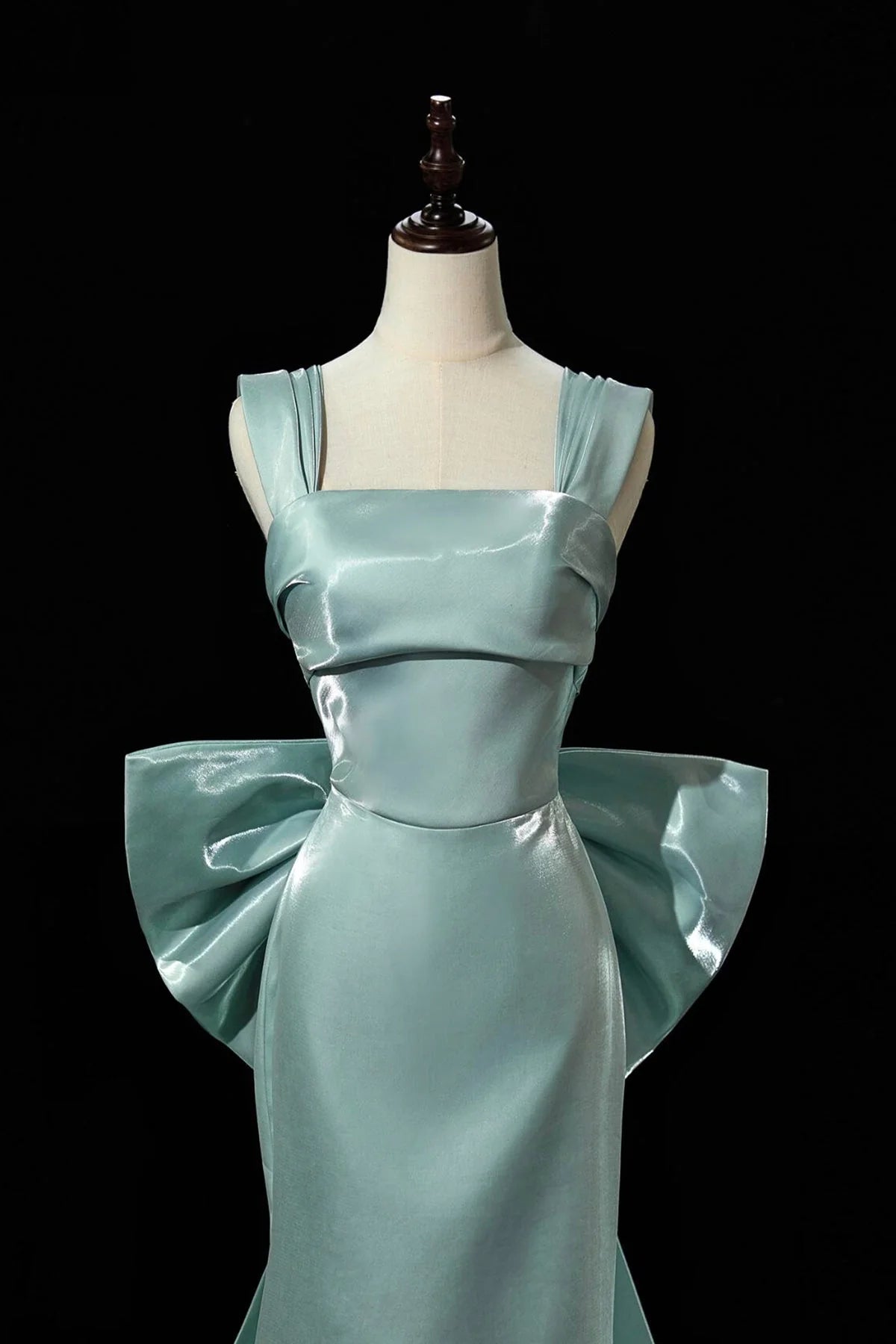 Mermaid Satin Long Prom Dress Mermaid Evening Party Dress simple gentle atmospheric and unique desi Brin