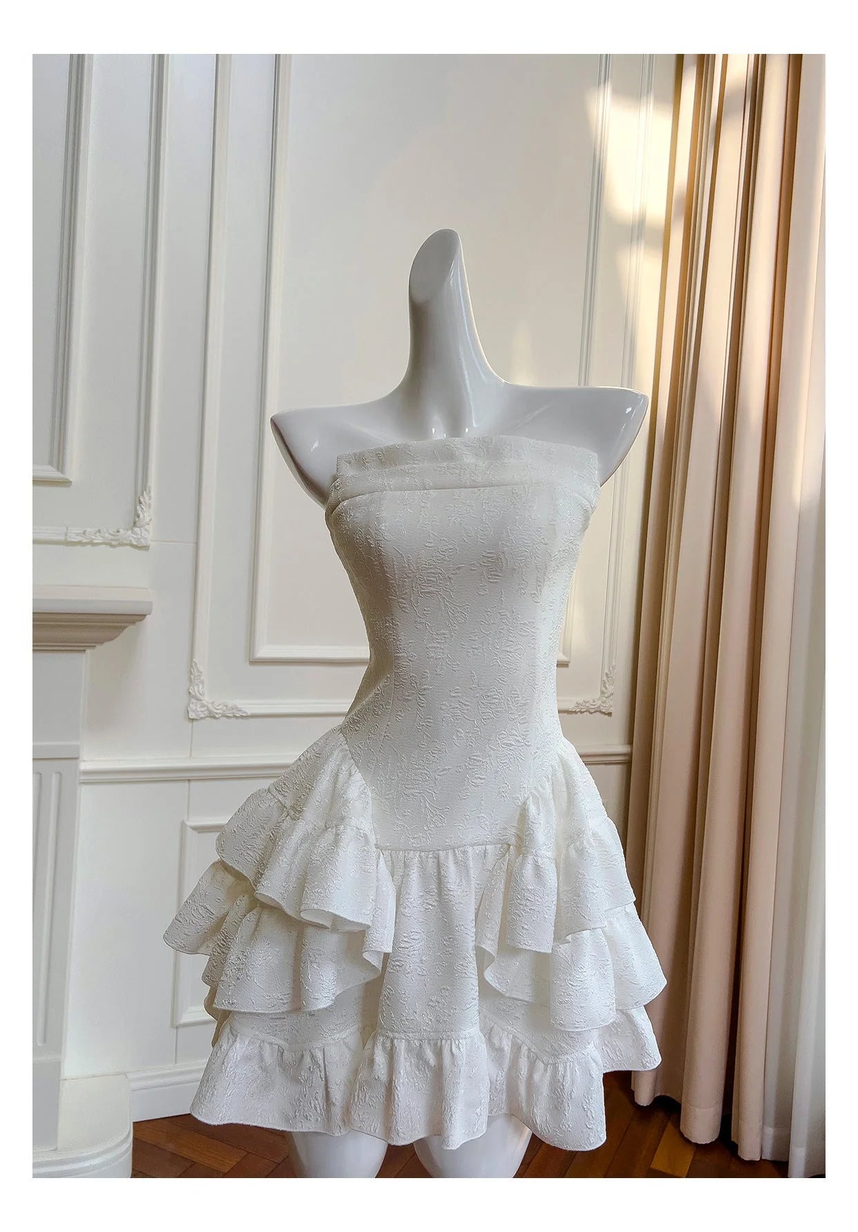 Modest A Line Spaghetti Straps White Satin Formal 8th Grade Homecoming Dresses Middle School Short Birthday Gowns Graduation Dress Hoco Outfits simple gentle atmospheric and unique desi Bring summer colors to enhance whiteness