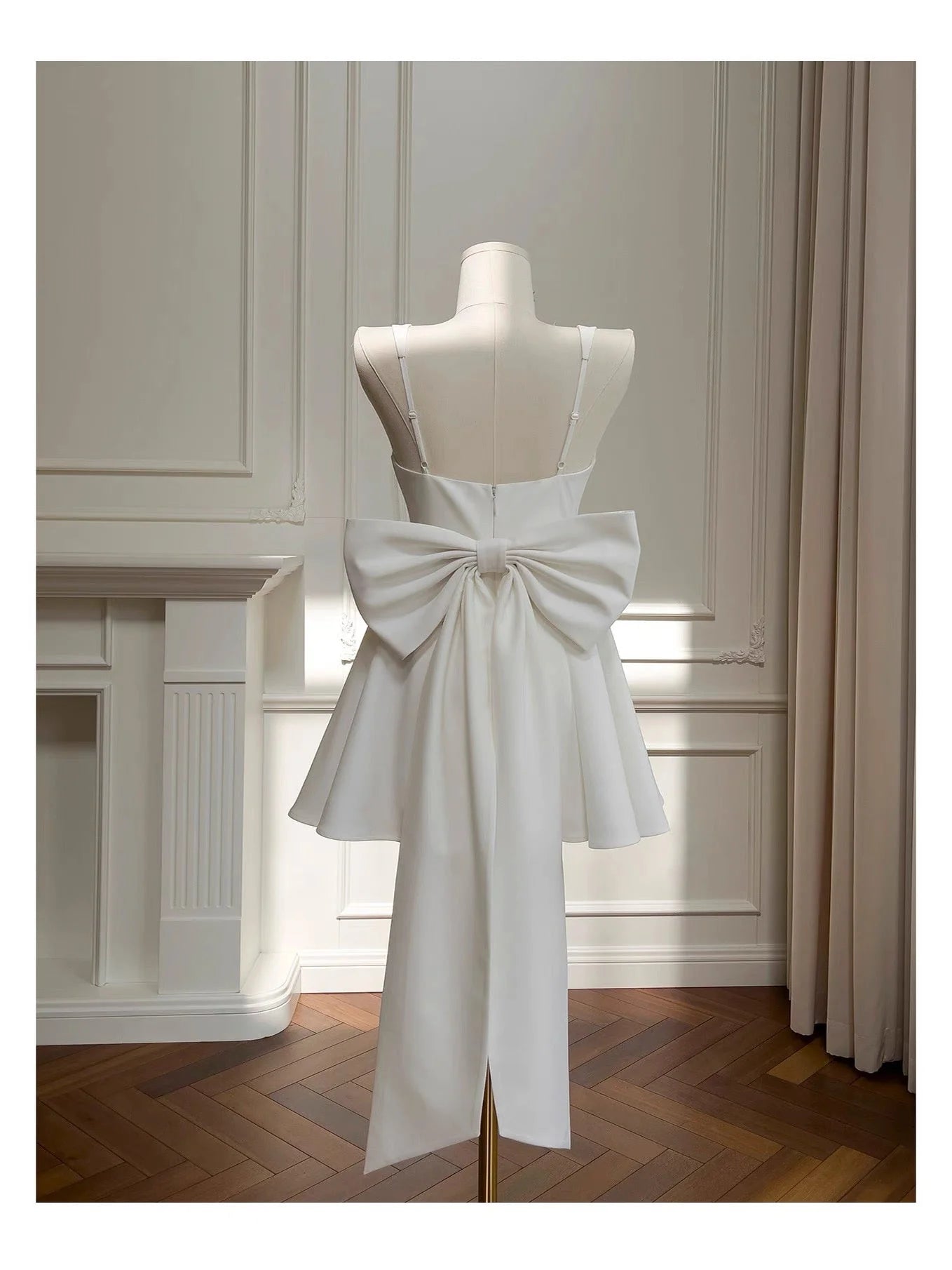 Modest A Line Square Neck White Formal 8th Grade Homecoming Dresses Middle School Short Birthday Gowns Graduation Dress Hoco Outfits