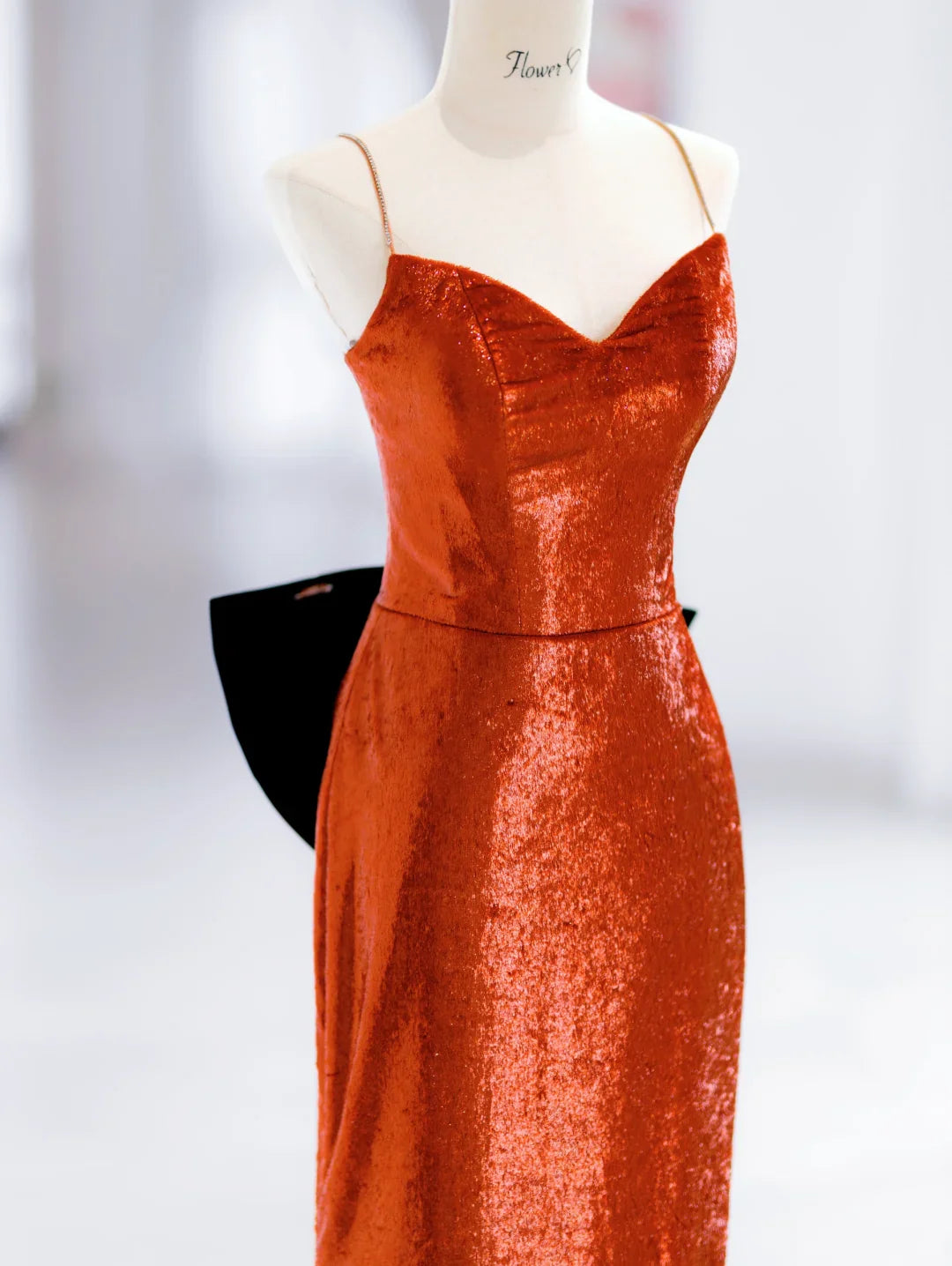 Modest Mermaid Spaghetti Straps Sequin Long Slit Evening Party Gowns Evening Dress Special Formal Dresses Prom Dress