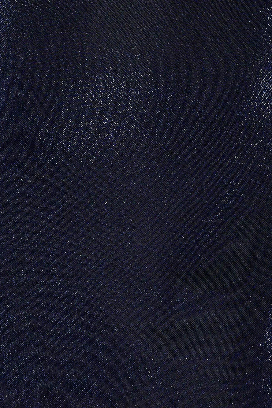 Navy Blue Sparkle Mini Dress with Crisscross Lace Up Back Fun Sparkling Short Prom Dress