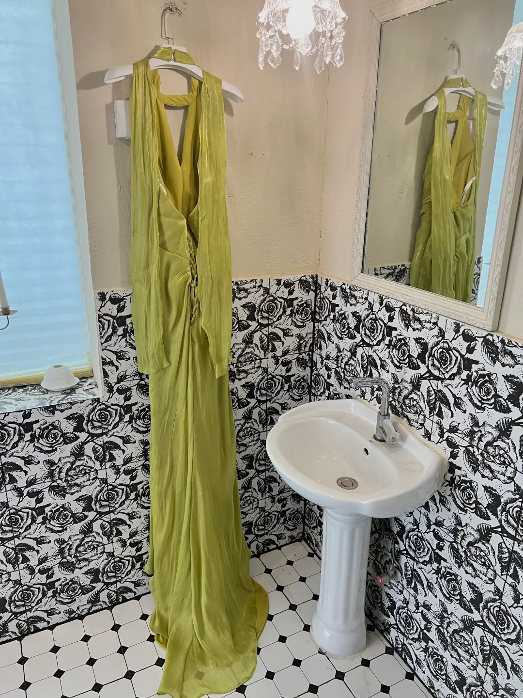 Neck Chiffon Long Party Dress Prom Dress Formal Dress simple gentle atmospheric and unique desi Bring summer colors to enhance whiteness ﻿