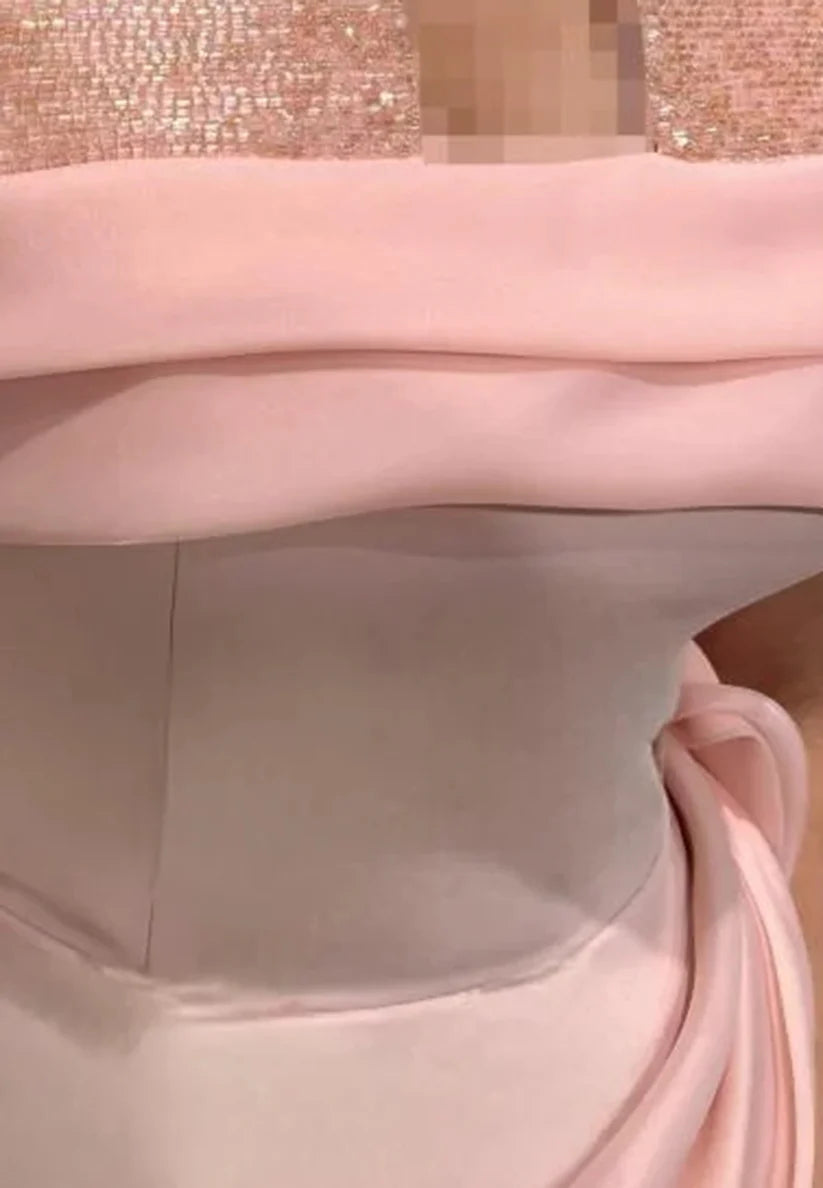 Off-Shoulder Sleevelesss Sleek Sheath Bowknot Evening Dress simple gentle atmospheric and unique desi Bring summer colors to enhance whiteness