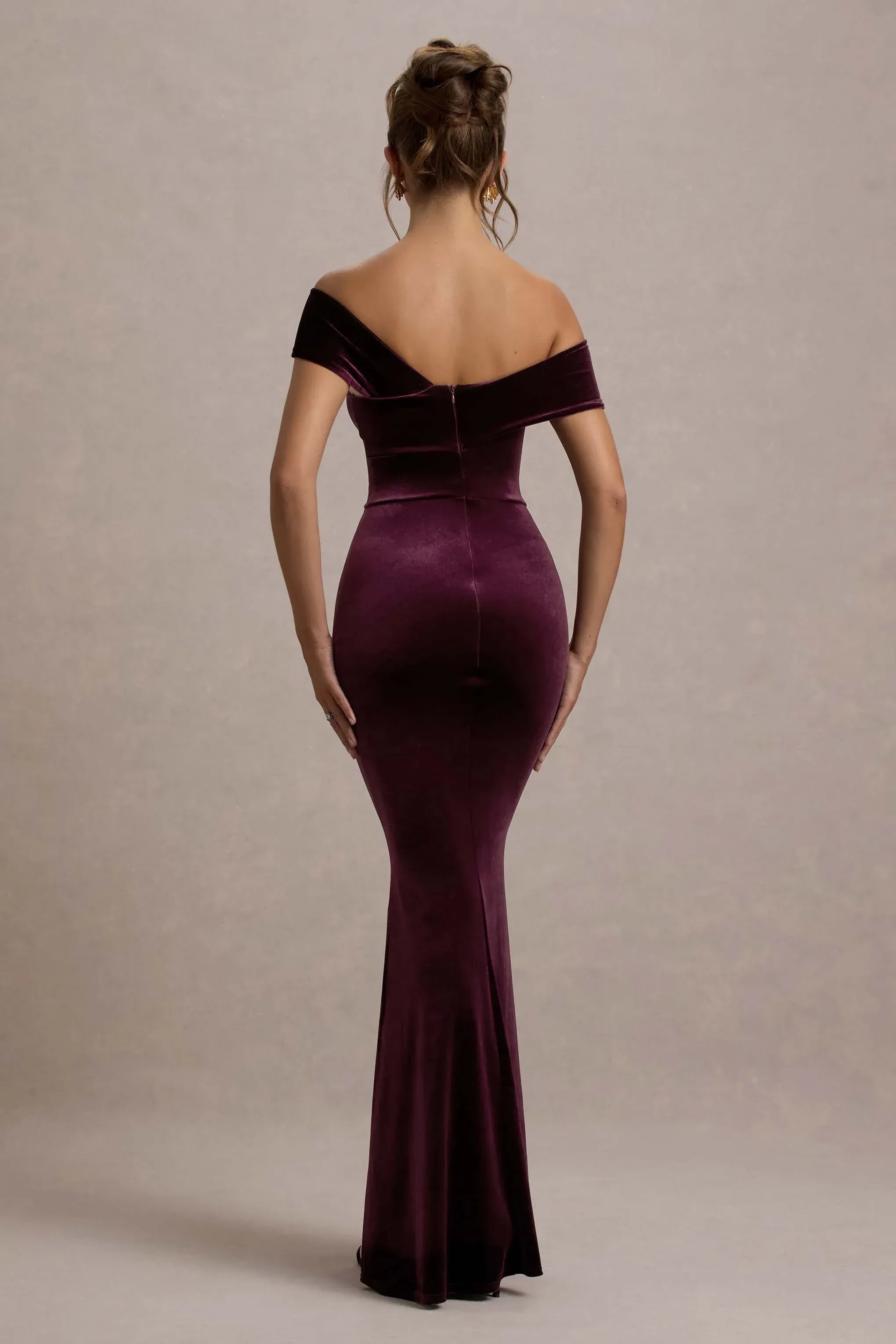 Opulent Mermaid One Shoulder Draped Accent Sleeveless Floor Length Prom Dress