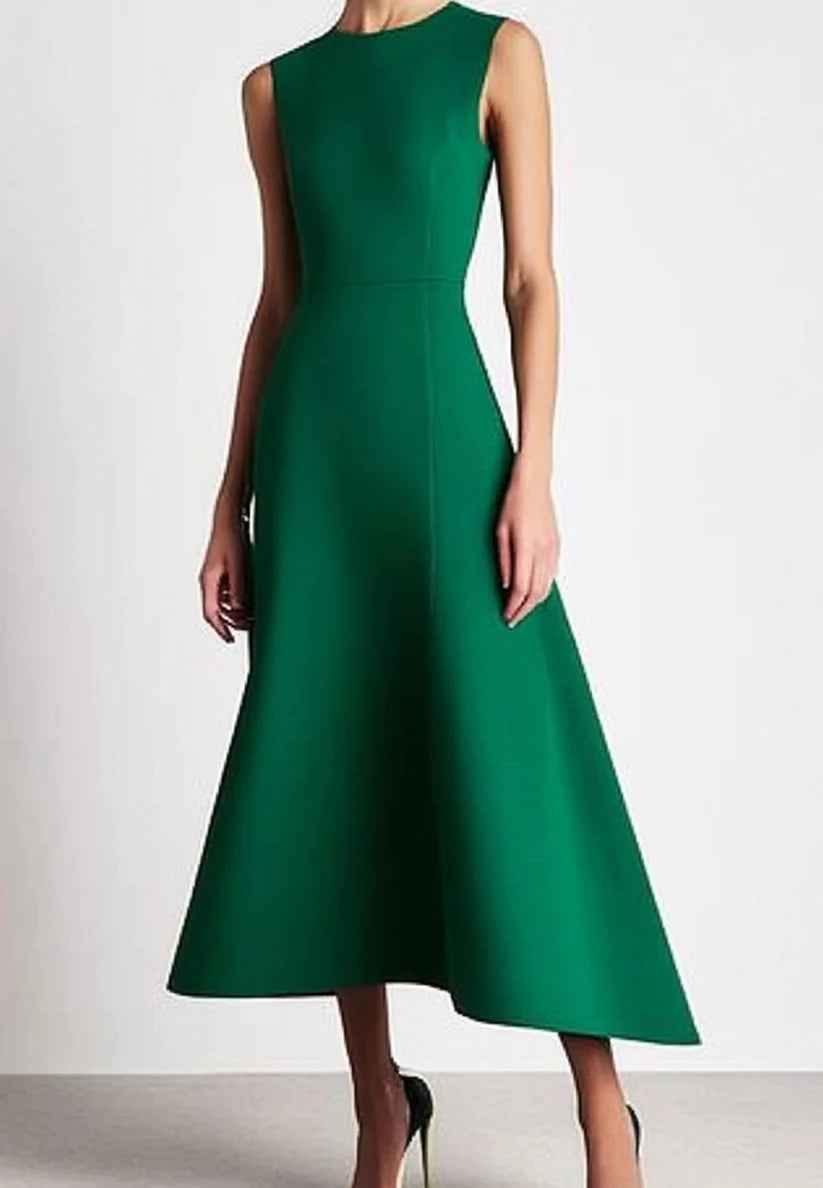 Formal Party Business Work Velvet V Neck Ruffle Maxi Sloping Shoulder simple gentle atmospheric and unique desi Bring summer colors to enhance whiteness