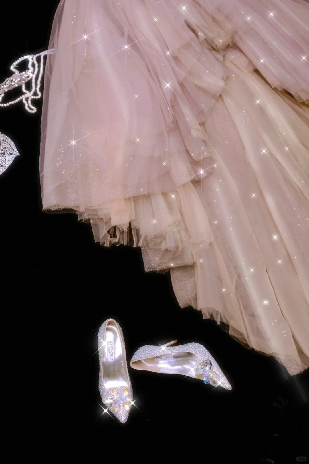 Pink A Line Sweetheart Neck Appliques Tulle Prom Dress Party Dress simple gentle atmospheric and unique desi Bring summer colors to enhance whiteness