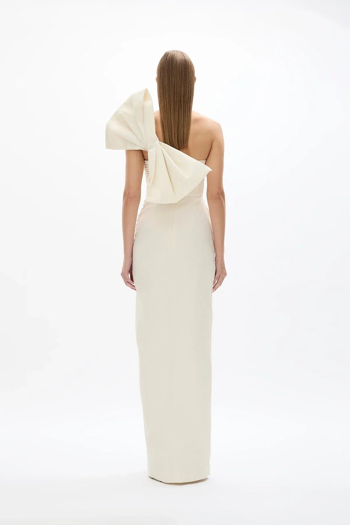 Pleated Sheath One Shoulder Sleeveless Zipper Back Floor Length Hot Sale Prom Dress