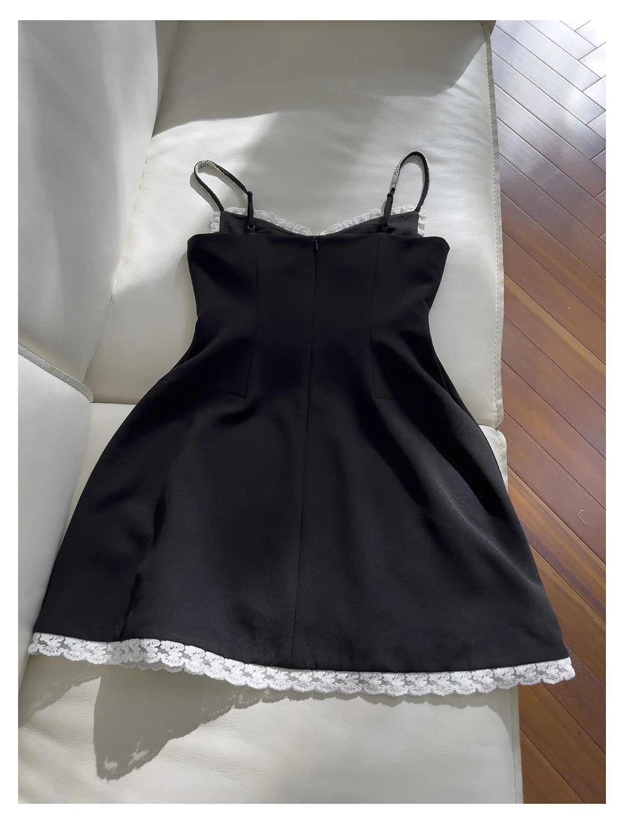 Pretty A Line Spaghetti Straps Black Satin Short Formal Homecoming Dresses Middle School Short 21st Birthday Outfits Graduation Dress Mini Cocktail Dresses
