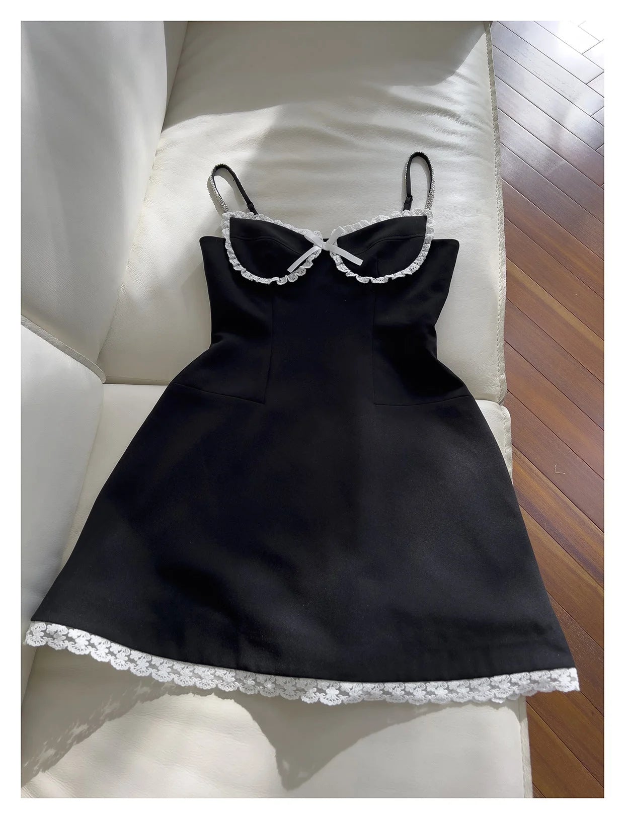 Pretty A Line Spaghetti Straps Black Satin Short Formal Homecoming Dresses Middle School Short 21st Birthday Outfits Graduation Dress Mini Cocktail Dresses