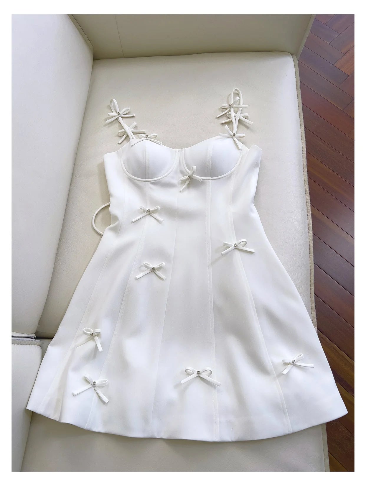 Pretty A Line Spaghetti Straps White Short Formal Homecoming Dresses Middle School Short 21st Birthday Outfits Graduation Dress Mini Cocktail Dresses