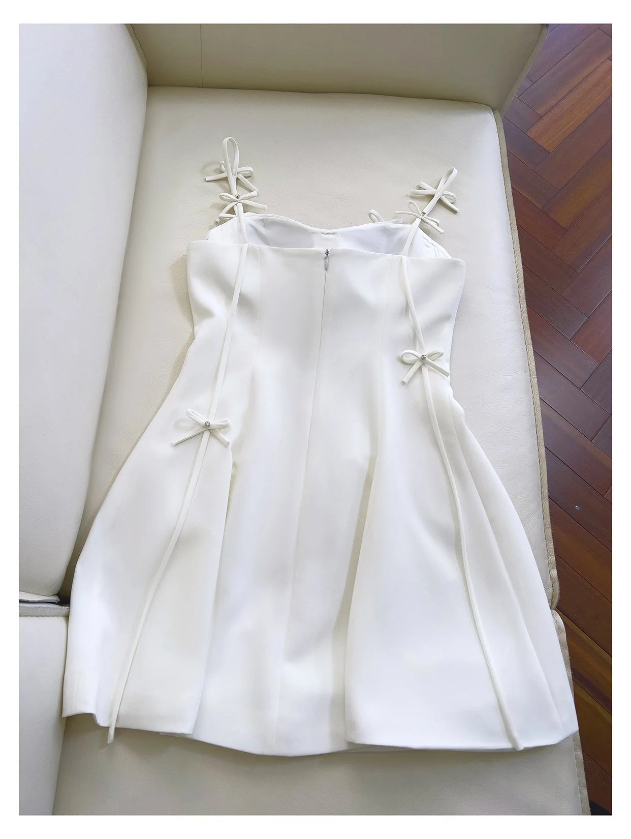 Pretty A Line Spaghetti Straps White Short Formal Homecoming Dresses Middle School Short 21st Birthday Outfits Graduation Dress Mini Cocktail Dresses