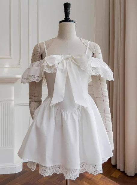 Pretty A line Off The Shoulder White Short Formal Homecoming Dresses Middle School Short 21st Birthday Outfits Graduation Dress Mini Cocktail Dresses