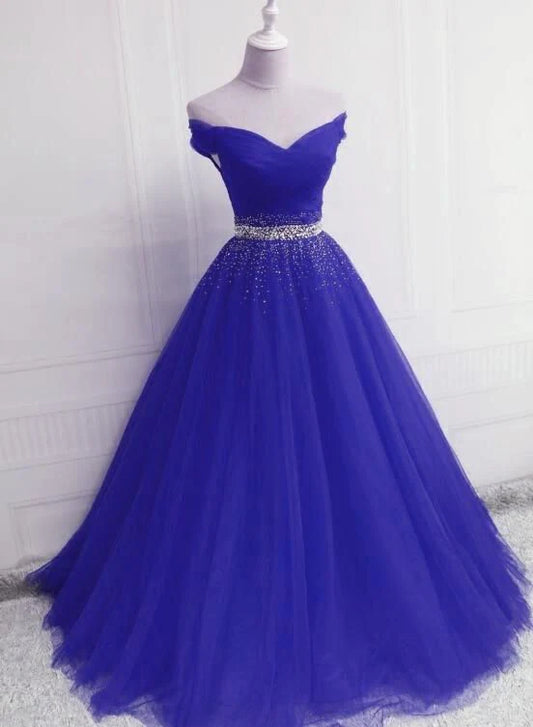 Purple mesh dress with a sparkling diamond waistband at one shoulder and high waist, suitable for dinner parties