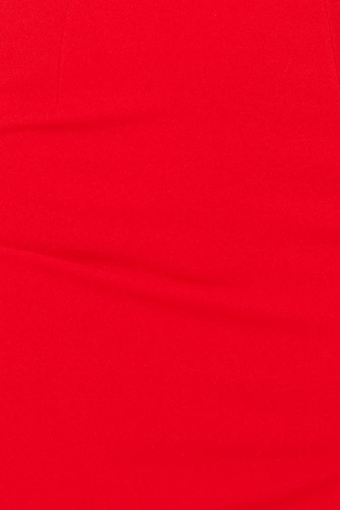 Red Off-Shoulder Flared Mini Dress  Flowy skirt Off-the-shoulder Short Prom Dress