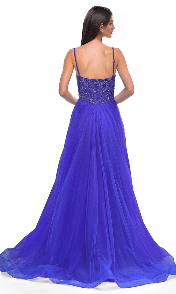 Rhinestone Embellished A-Line Prom Gown simple gentle atmospheric and unique desi Bring summer colors to enhance whiteness