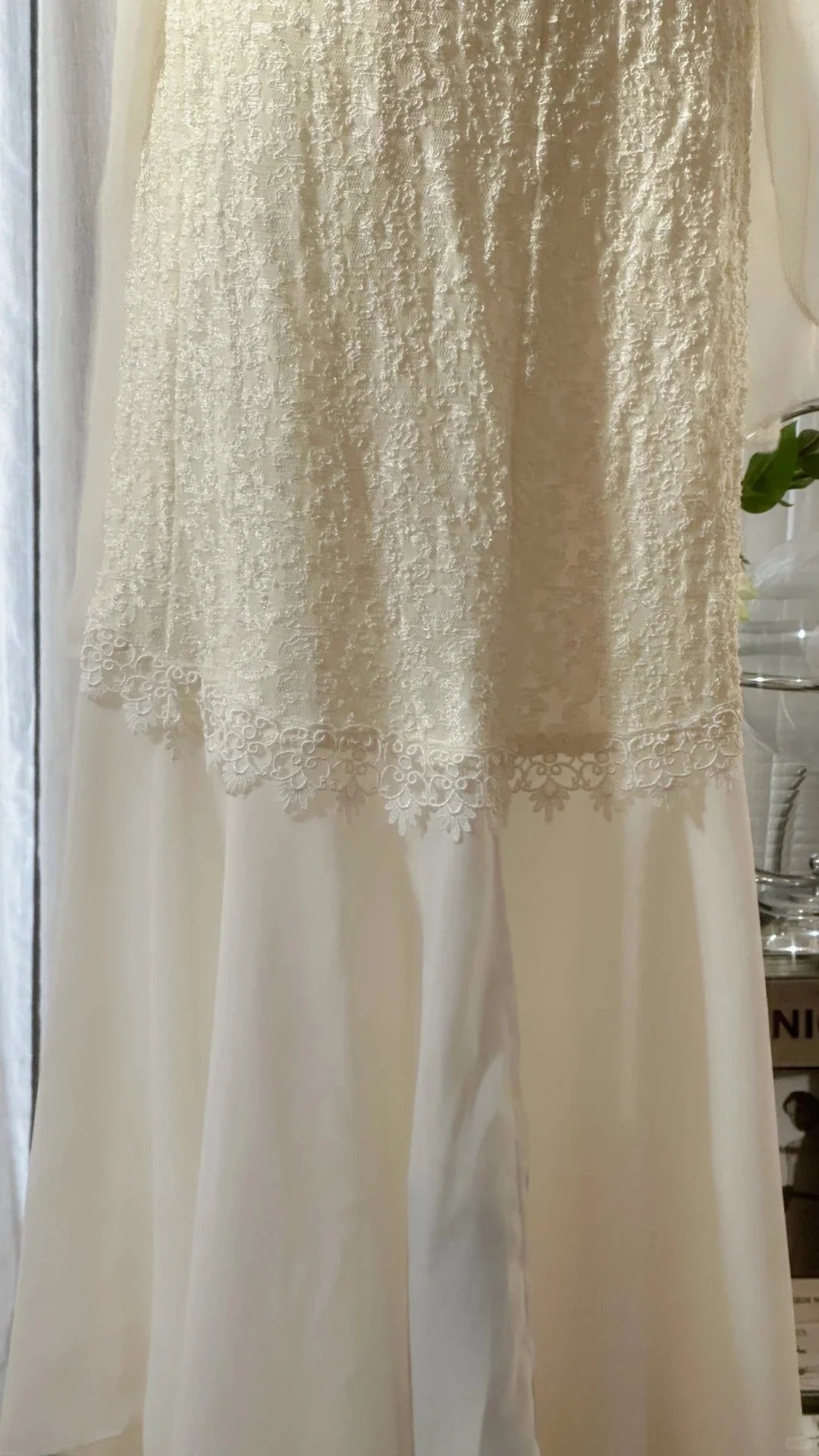 Romantic Fashion Elegant Exquisite Lace Long Chiffon Ball Gown Evening Dress simple gentle atmospheric and unique desi Bring summer colors to enhance whiteness