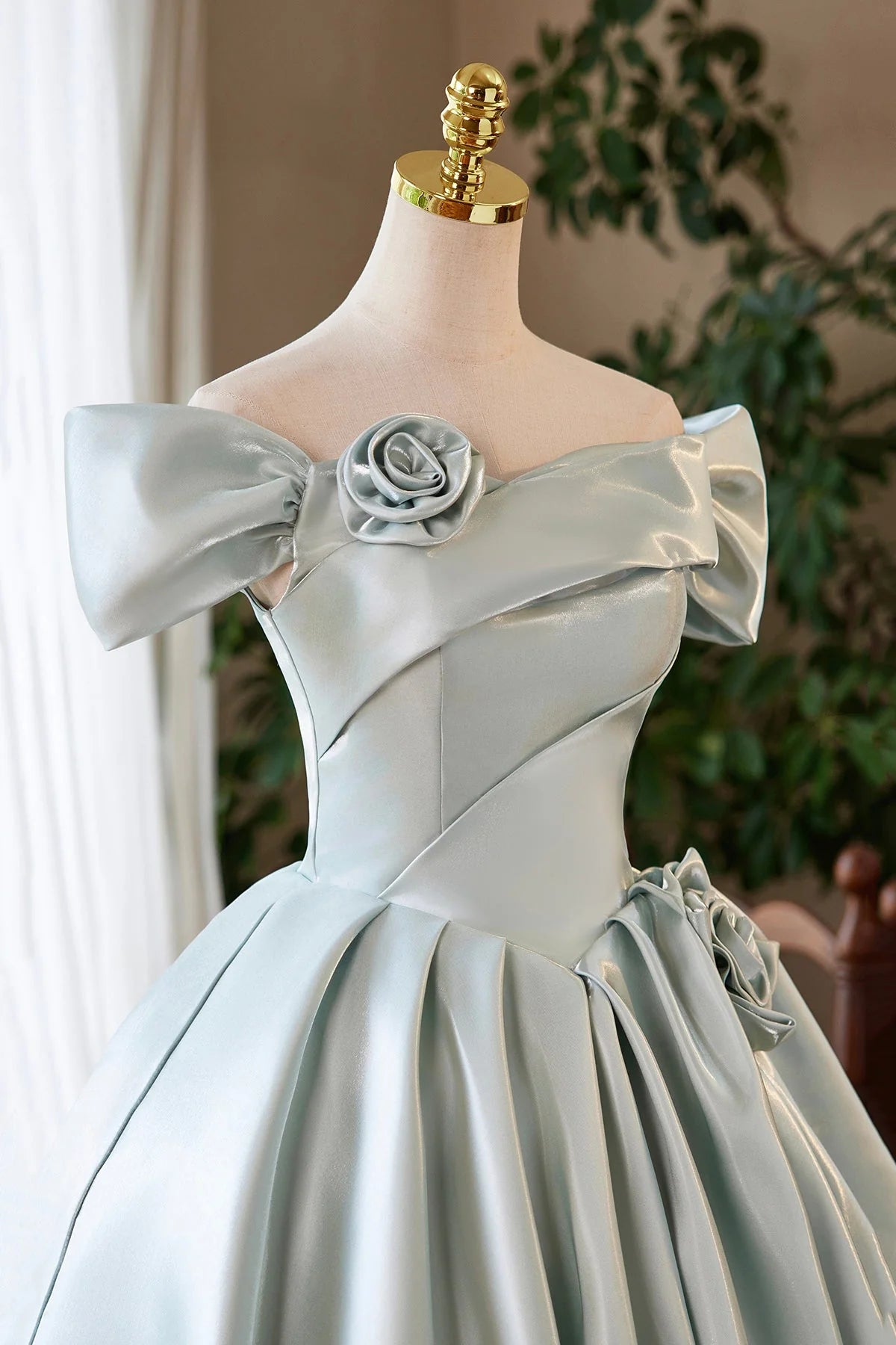 Satin Short Prom Dress Cute A-Line Homecoming Party Dress simple gentle atmospheric and unique desi Brin