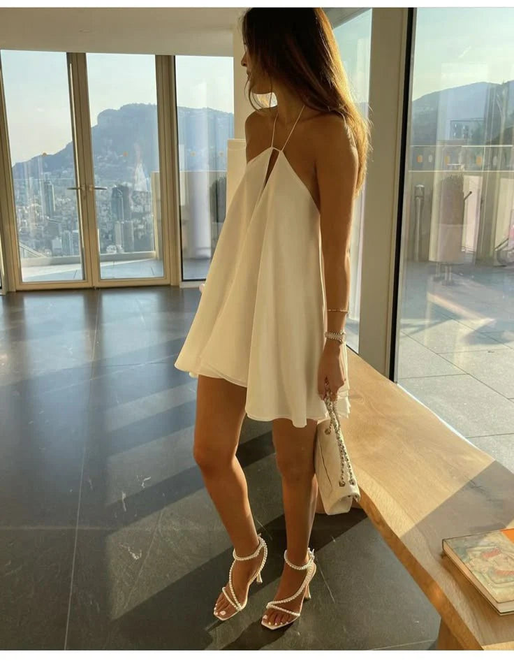 Sexy A-Line Mini Dress Elegant Party Dress Homecoming Dress simple gentle atmospheric and unique desi Brin