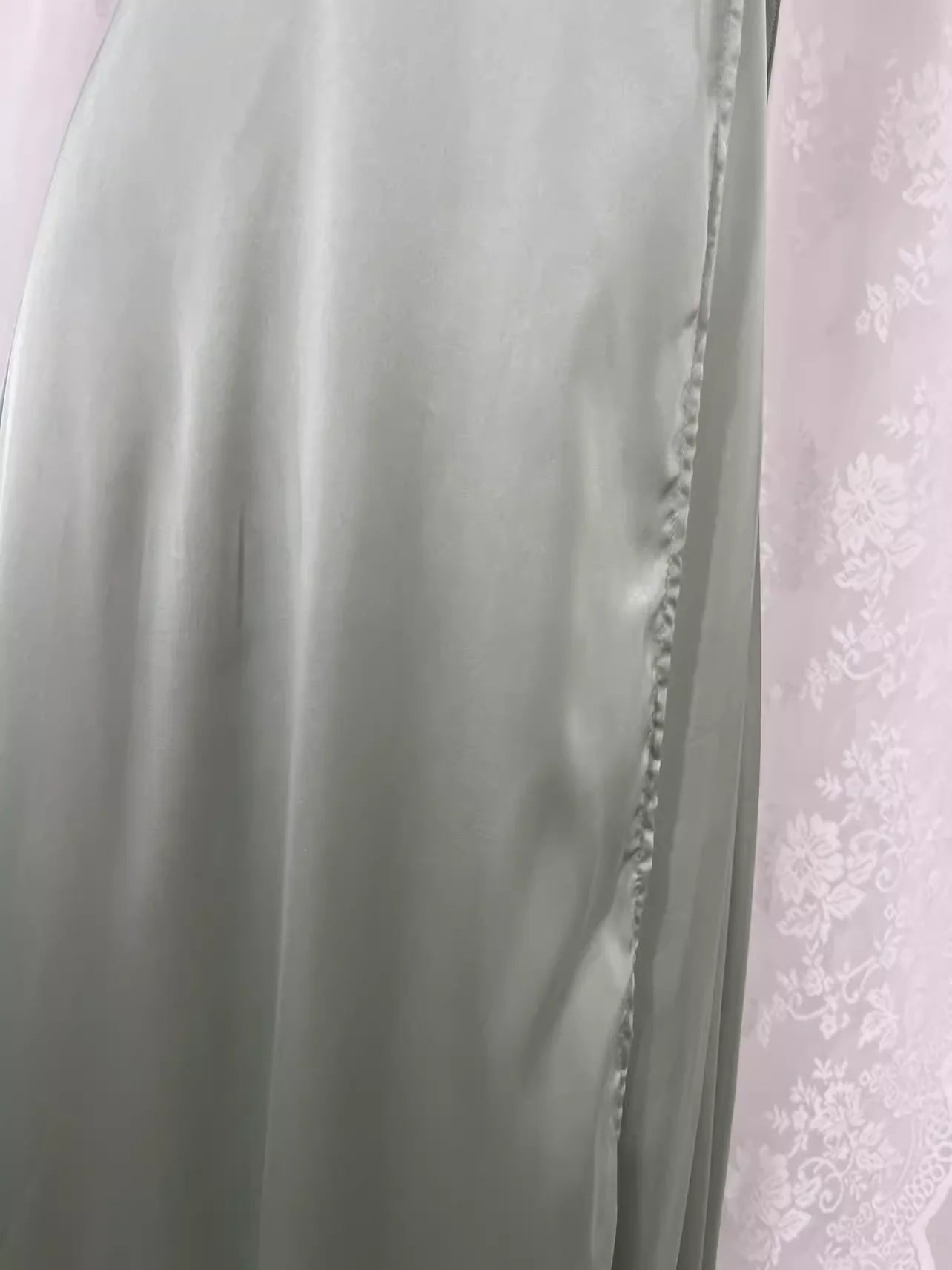 Sexy A line Spaghetti Straps Sage Green Long Vacation Dress Birthday Dresses simple gentle atmospheric and unique desi Bring summer colors to enhance whiteness