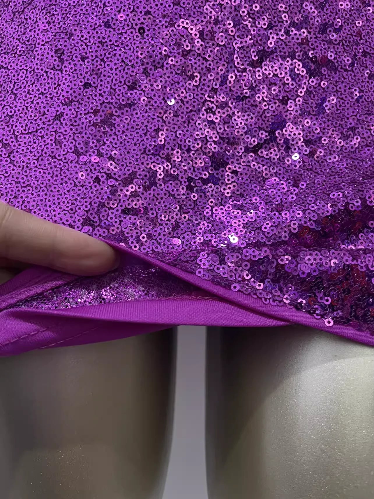 Sexy Sheath Grape Sequin Travel Vacation Dress Short Birthday Dress simple gentle atmospheric and unique desi Bring summer colors to enhance whiteness