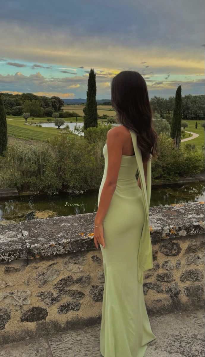 Sexy Sheath Strapless Green Prom Dresses Formal Summer Spring Wedding Guest Dresses Wedding Guest Outfit  simple gentle atmospheric and unique desi Bring summer colors to enhance whiteness