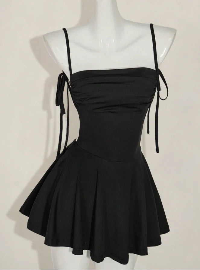 Sexy Spaghetti Straps Black Backless Cocktail Dress Short Homecoming Dress simple gentle atmospheric and unique desi Bring summer colors to enhance whiteness ﻿