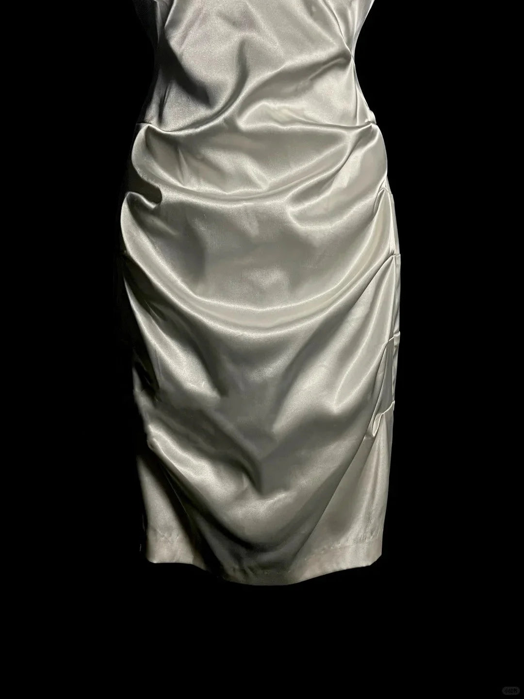 Shiny Fashion Suspender Short Satin Homecoming Dress Birthday Party Dress simple gentle atmospheric and unique desi Bring summer colors to enhance whiteness