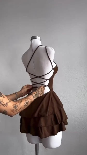 Short Simple Party Dress Homecoming Dress simple gentle atmospheric and unique desi Brin