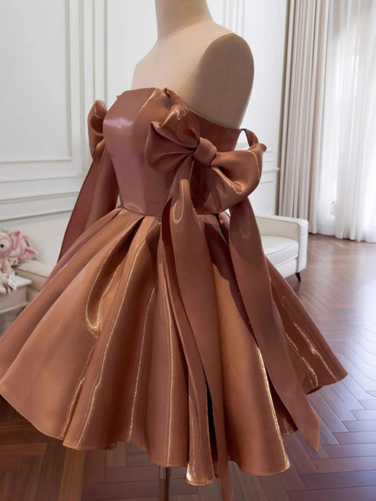 Simple A line Straps Mini Short Formal Cocktail Dress Homecoming Dresses Summer Middle School Hoco Dress Homecoming Outfits 19th Birthday Outfit