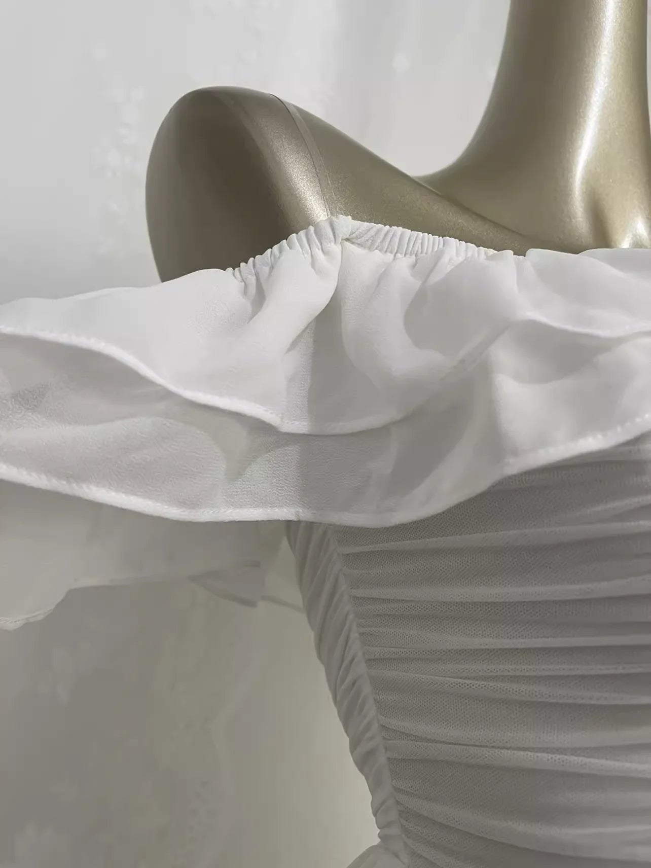 Simple A line White Chiffon Travel Vacation Dress Short Birthday Dress simple gentle atmospheric and unique desi Bring summer colors to enhance whiteness