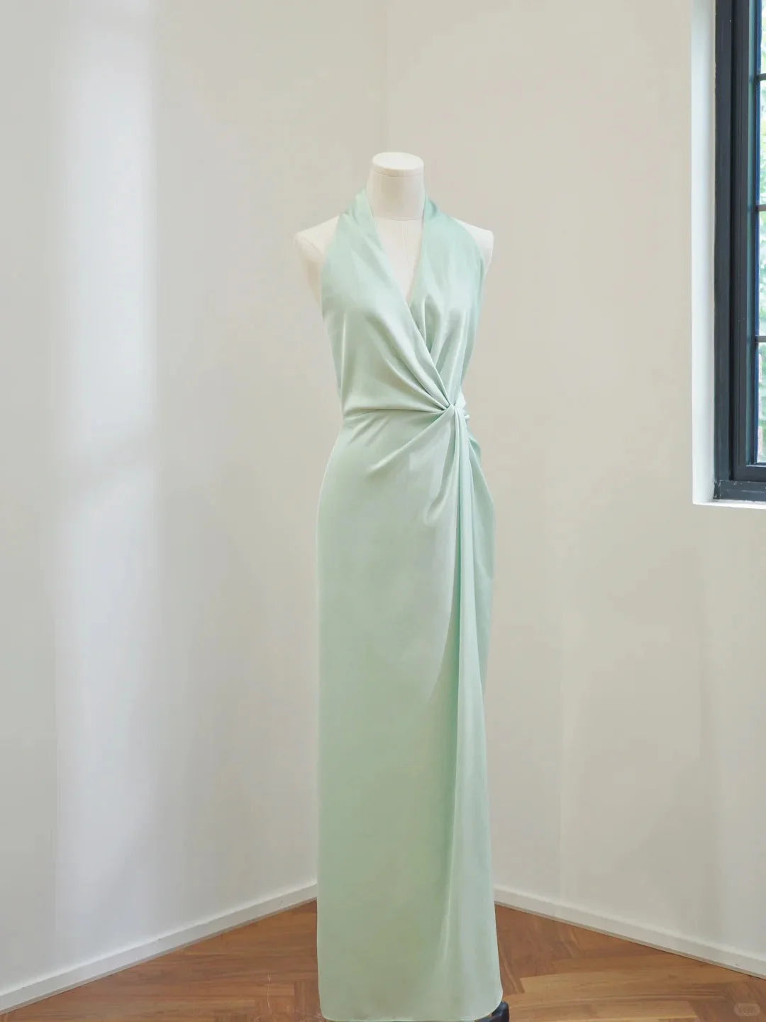 Simple Fashion Long Satin Prom Dress Evening Dress Party Dress Bridesmaid Dresses simple gentle atmospheric and unique desi Bring summer colors to enhance whiteness