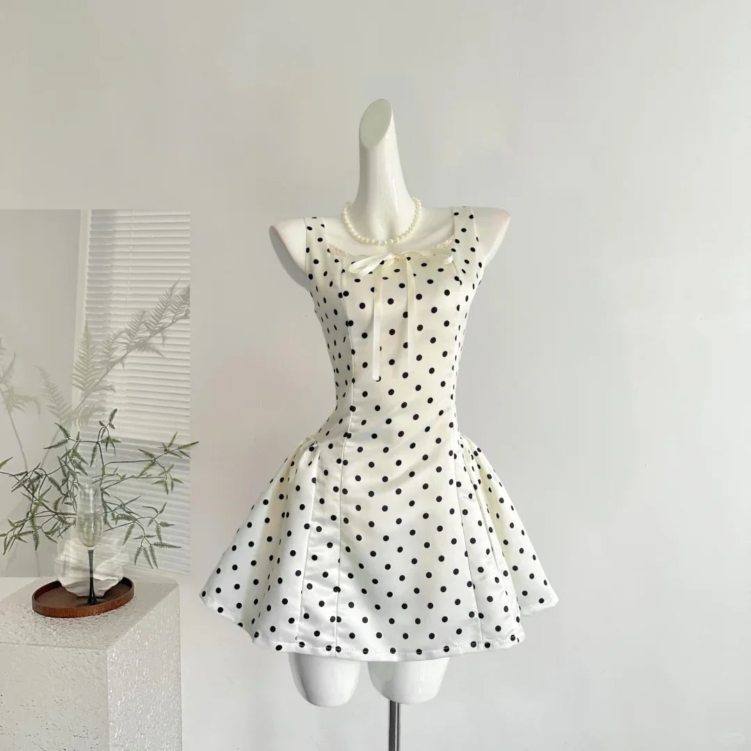 Simple Sleeveless Ivory Short Birthday Dress Vacation Dress simple gentle atmospheric and unique desi Bring summer colors to enhance whiteness