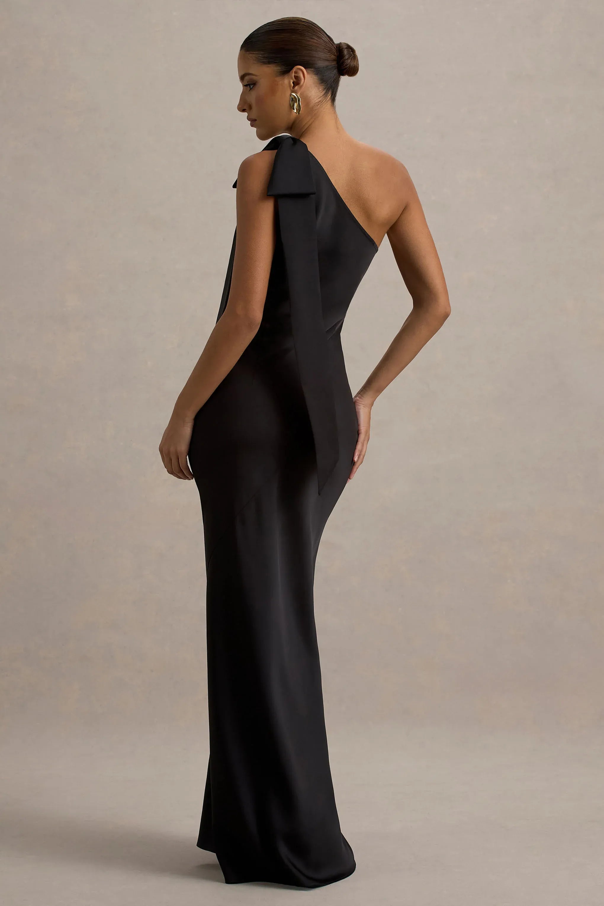 Striking Sheath One Shoulder Sleeveless Open Back Floor Length For Women  Evening Dress