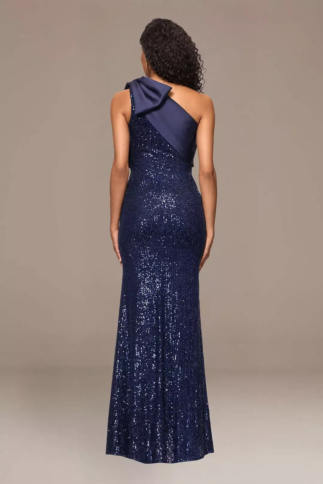 Stunning Mermaid One Shoulder Sleeveless Plain Back Floor Length Mother of the Bride Dress