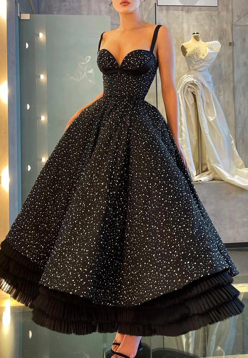 Sweetheart Sleeveless Pleated A-Line Prom Dress simple gentle atmospheric and unique desi Bring summer colors to enhance whiteness