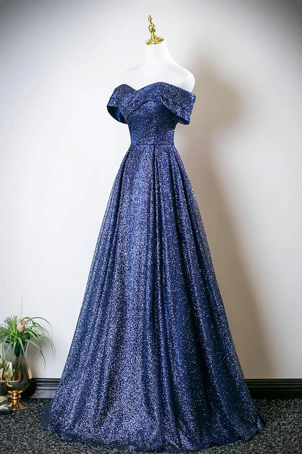 Tulle Long Prom Dress A-Line Evening Party Dress simple gentle atmospheric and unique desi Brin