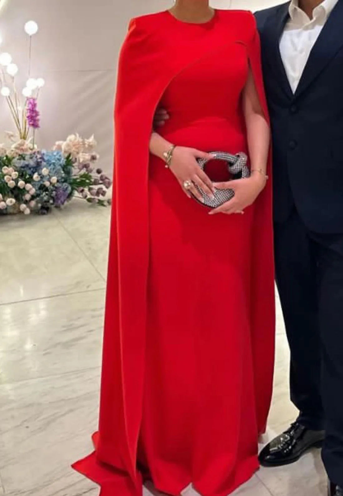 V-Neck Long Sleeves Pleated Beaded Sheath Mother of Bride Dress simple gentle atmospheric and unique desi Bring summer colors to enhance whiteness