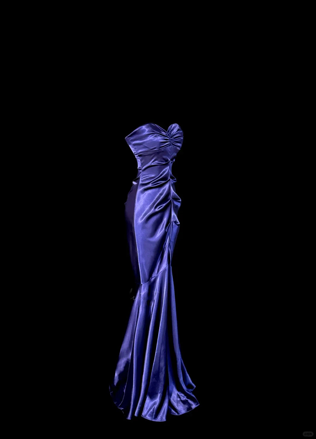 Vintage Classy Mermaid Sweetheart Grape Satin Sleeveless Pleated Long Evening Dress Prom Dresses simple gentle atmospheric and unique desi Bring summer colors to enhance whiteness