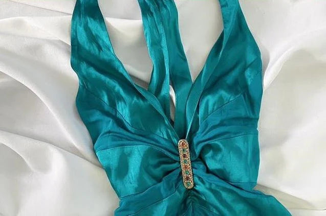 Vintage Fairy Short Satin Homecoming Dress Party Dress simple gentle atmospheric and unique desi Bring summer colors to enhance whiteness